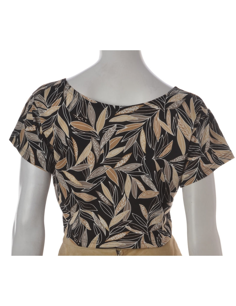 Cropped Lycra Tee - T-shirts - Beyond Retro