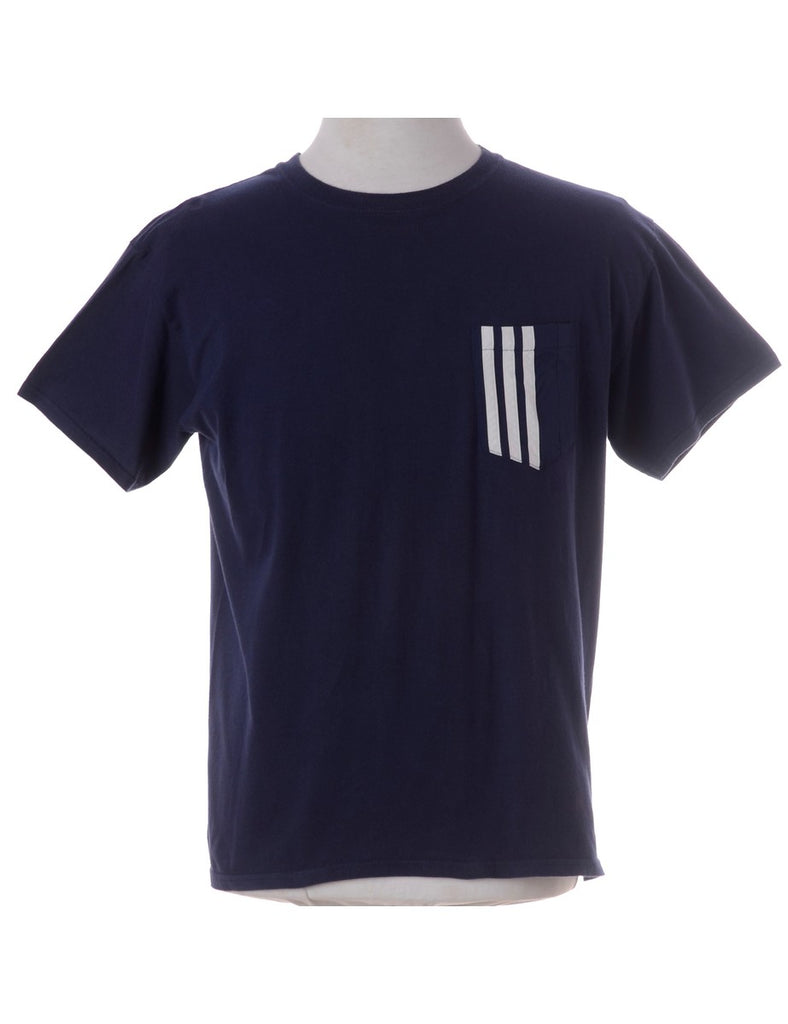 Label Adam Stripe Pocket Tee - T-shirts - Beyond Retro