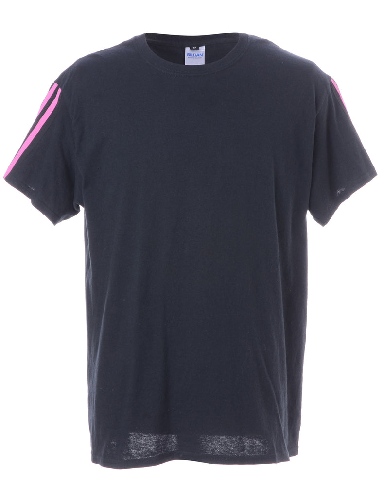 Label Adrian Stripe Sleeve Tee - T-shirts - Beyond Retro