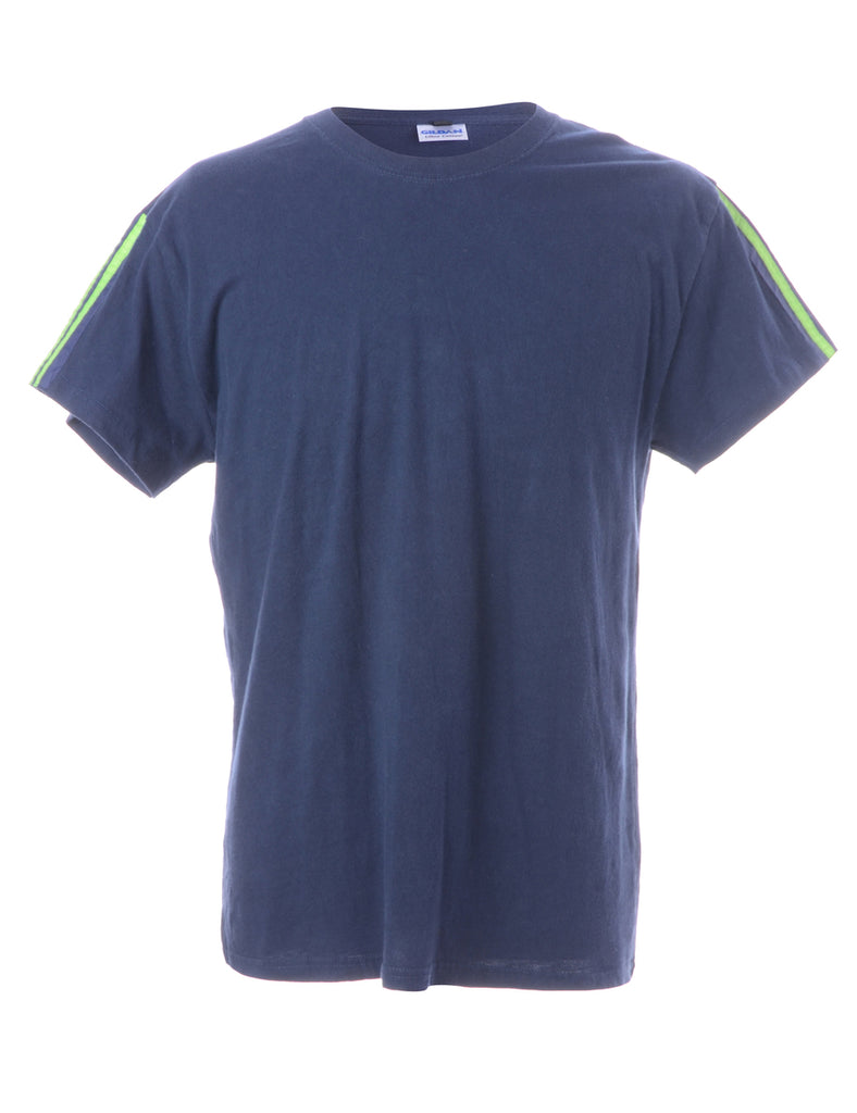 Label Adrian Stripe Sleeve Tee - T-shirts - Beyond Retro