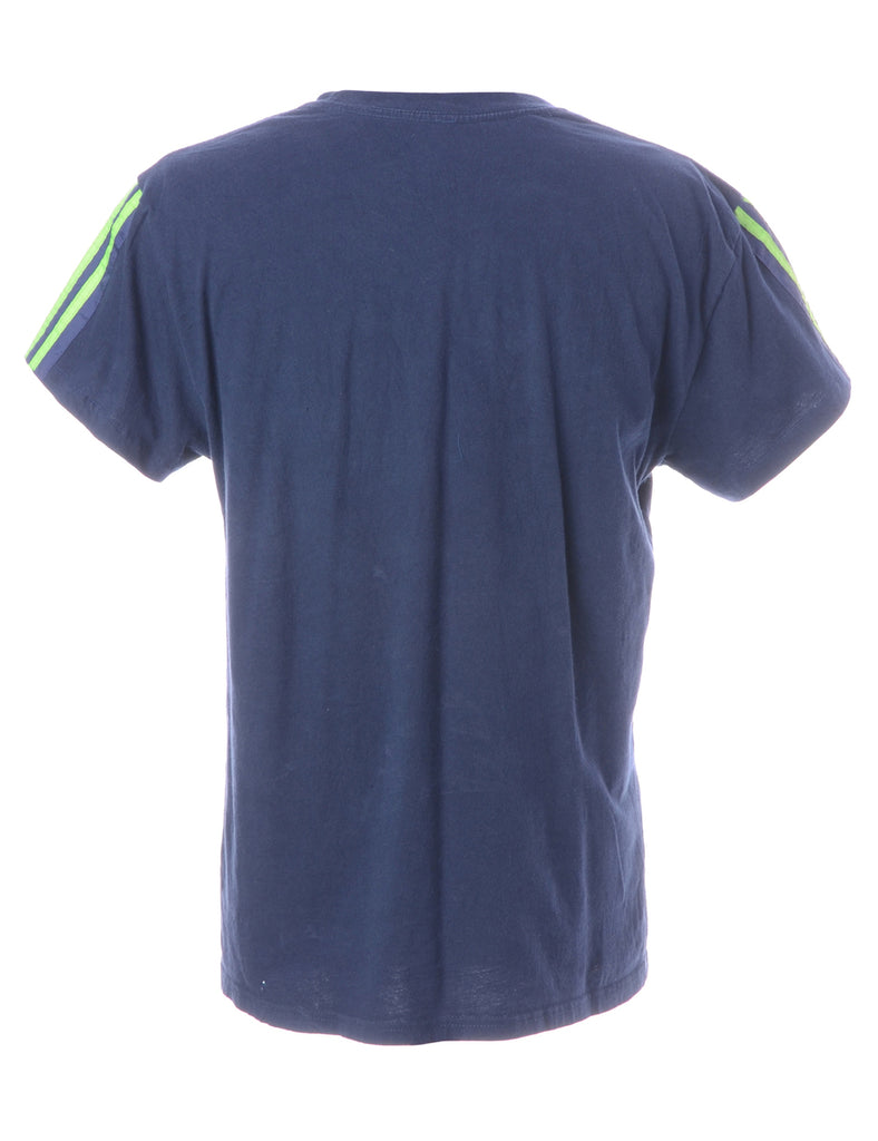 Label Adrian Stripe Sleeve Tee - T-shirts - Beyond Retro