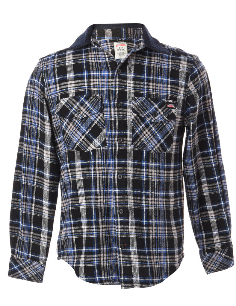 Beyond Retro Label Label Aiden Denim Collar Plaid Shirt