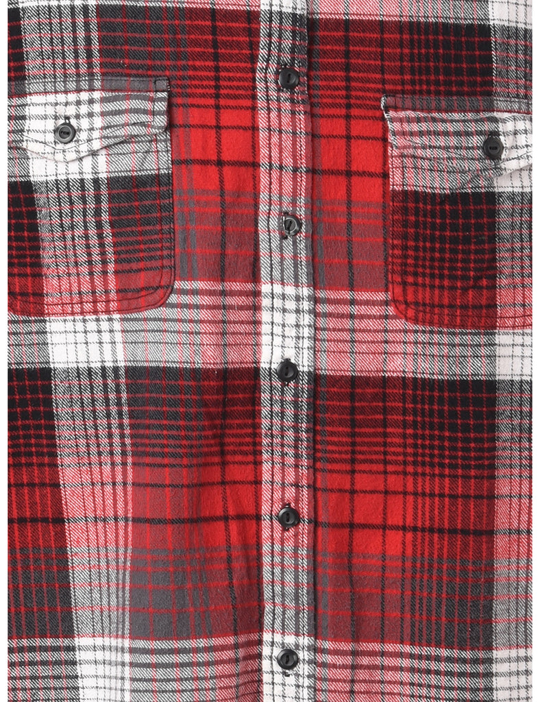 Beyond Retro Label Label Aiden Denim Collar Plaid Shirt