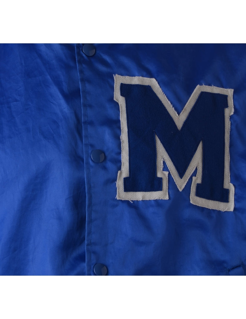 Beyond Retro Label Label Arun Varsity Bomber Jacket