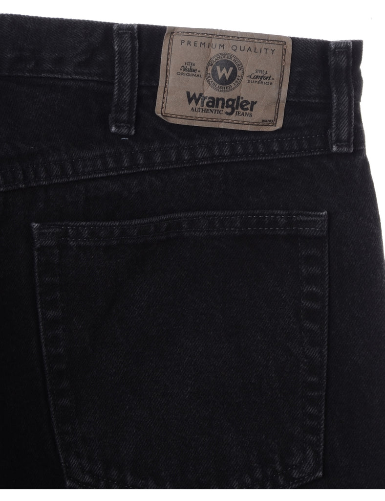 Label Black Cropped Jeans - Jeans - Beyond Retro