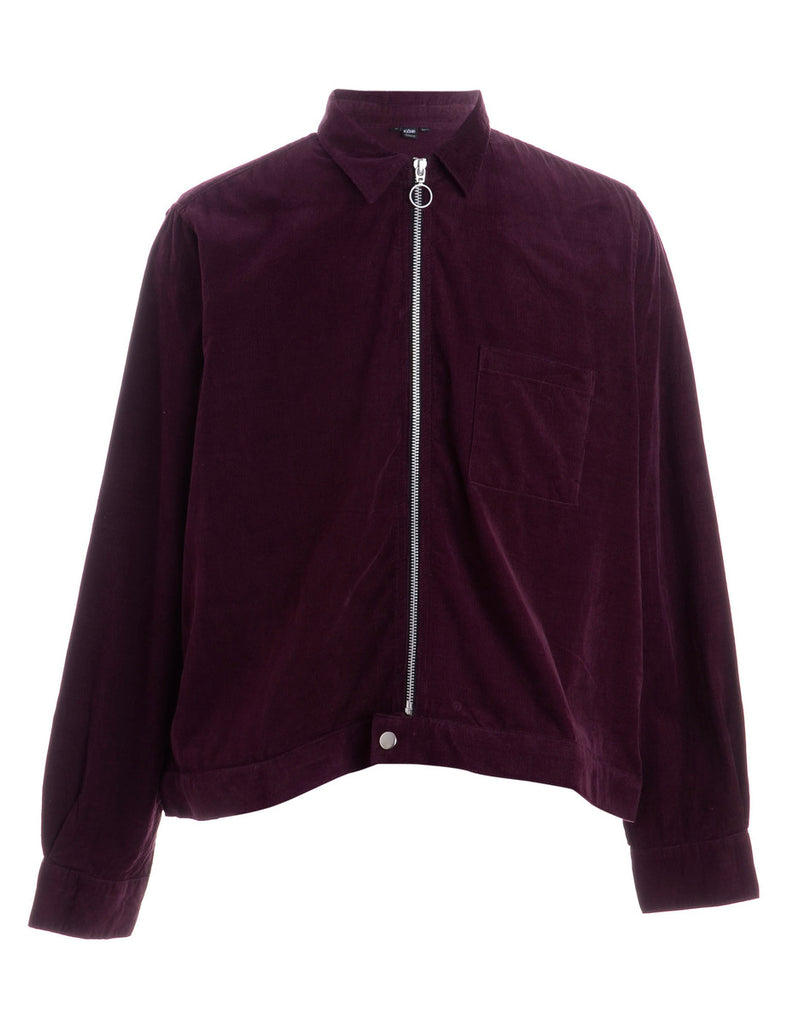 Beyond Retro Label Label Corduroy Cropped Jacket