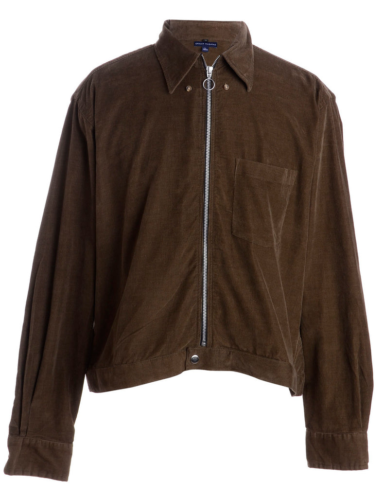 Beyond Retro Label Label Corduroy Cropped Jacket