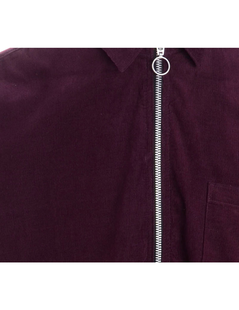 Beyond Retro Label Label Corduroy Cropped Jacket