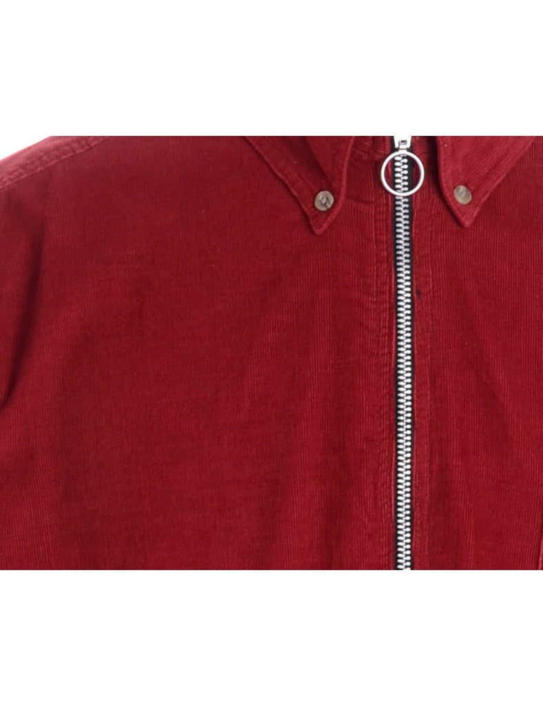Beyond Retro Label Label Corduroy Cropped Jacket