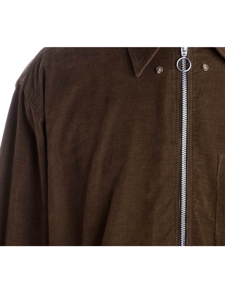 Beyond Retro Label Label Corduroy Cropped Jacket
