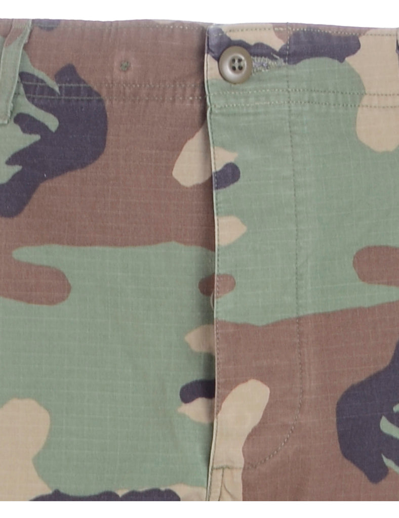 Beyond Retro Label Label Cropped Jacob Tapered Army Trousers