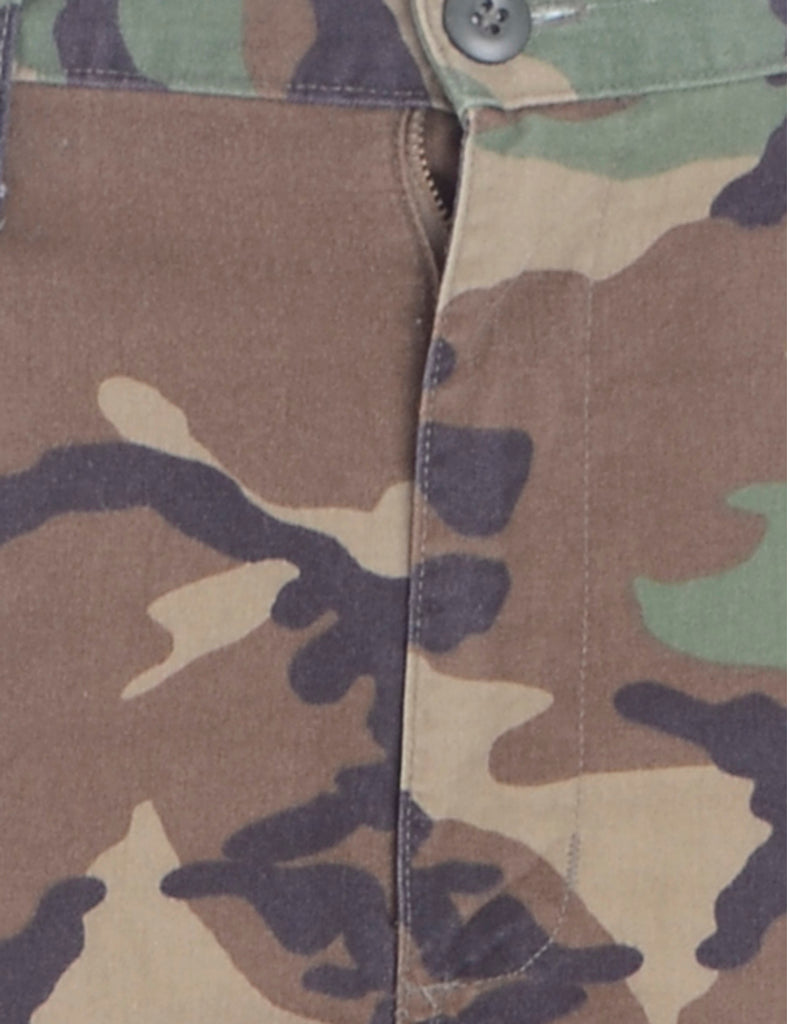Beyond Retro Label Label Cropped Jacob Tapered Army Trousers