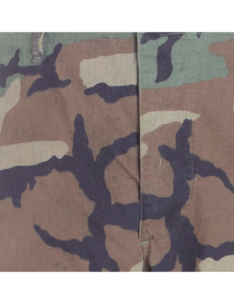 Beyond Retro Label Label Cropped Jacob Tapered Army Trousers