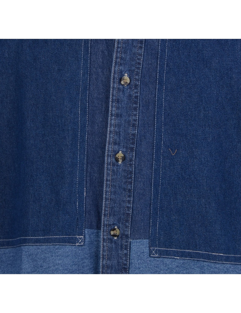 Label Darren Two Tone Denim Shirt