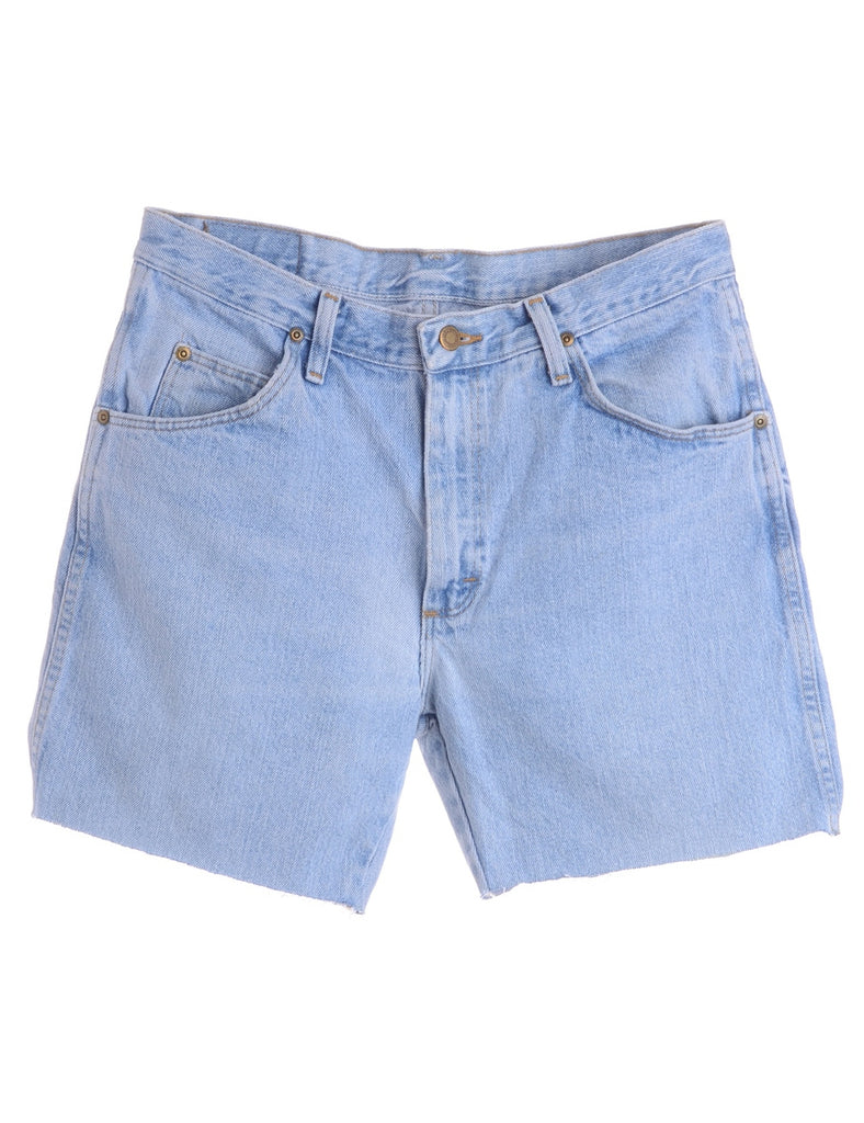 Beyond Retro Label Label Denim Cut Off Shorts