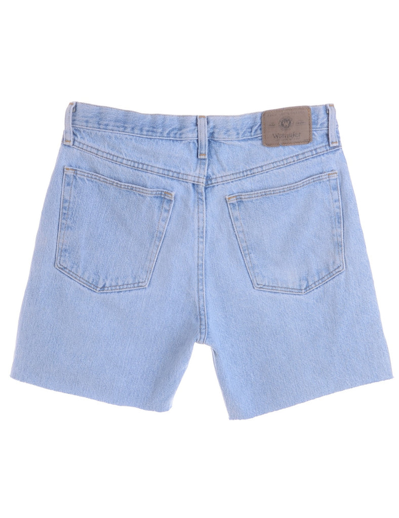 Beyond Retro Label Label Denim Cut Off Shorts