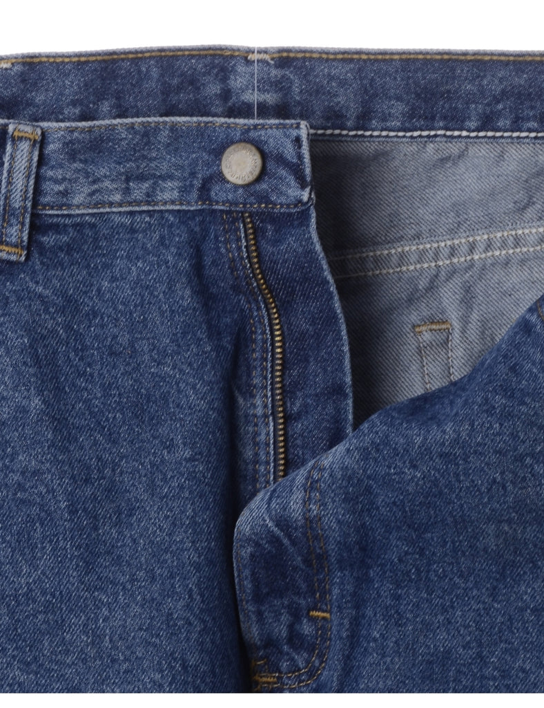 Beyond Retro Label Label Flared Leg Men's Cropped Jeans