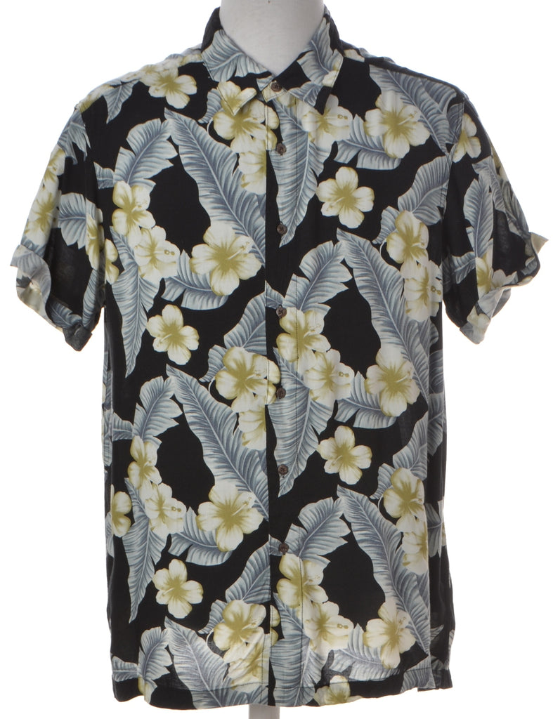 Beyond Retro Label Label Floral Print Hawaiian Shirt