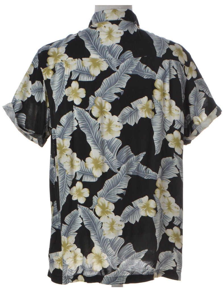 Beyond Retro Label Label Floral Print Hawaiian Shirt