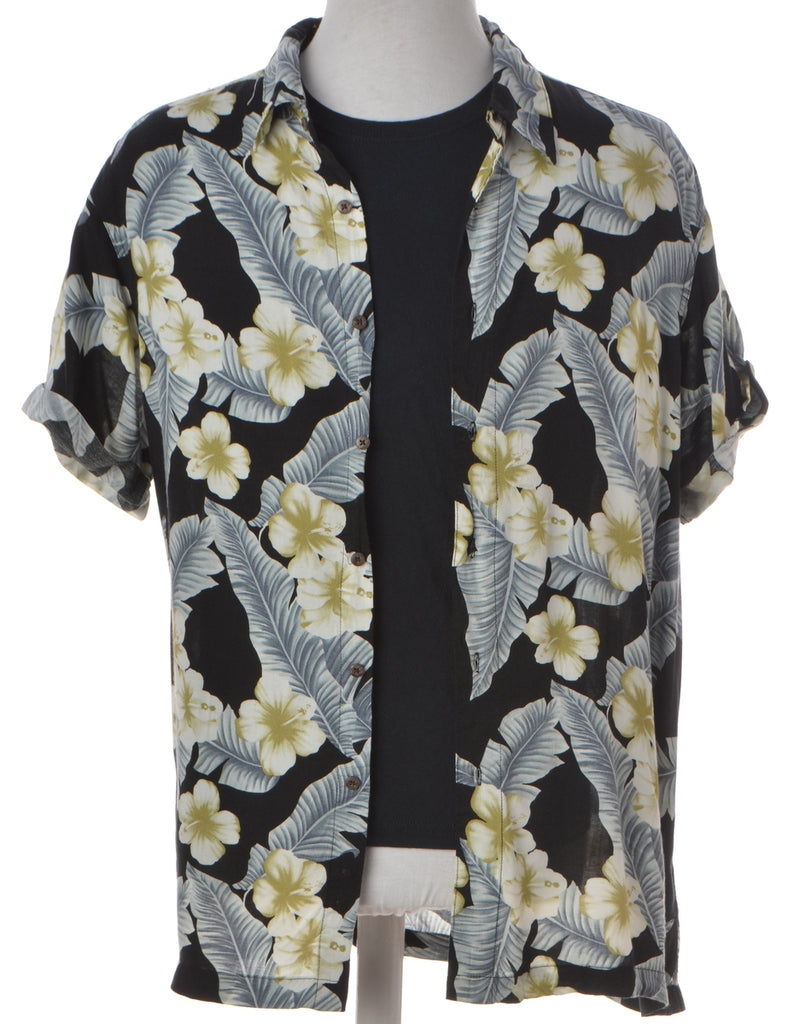 Beyond Retro Label Label Floral Print Hawaiian Shirt