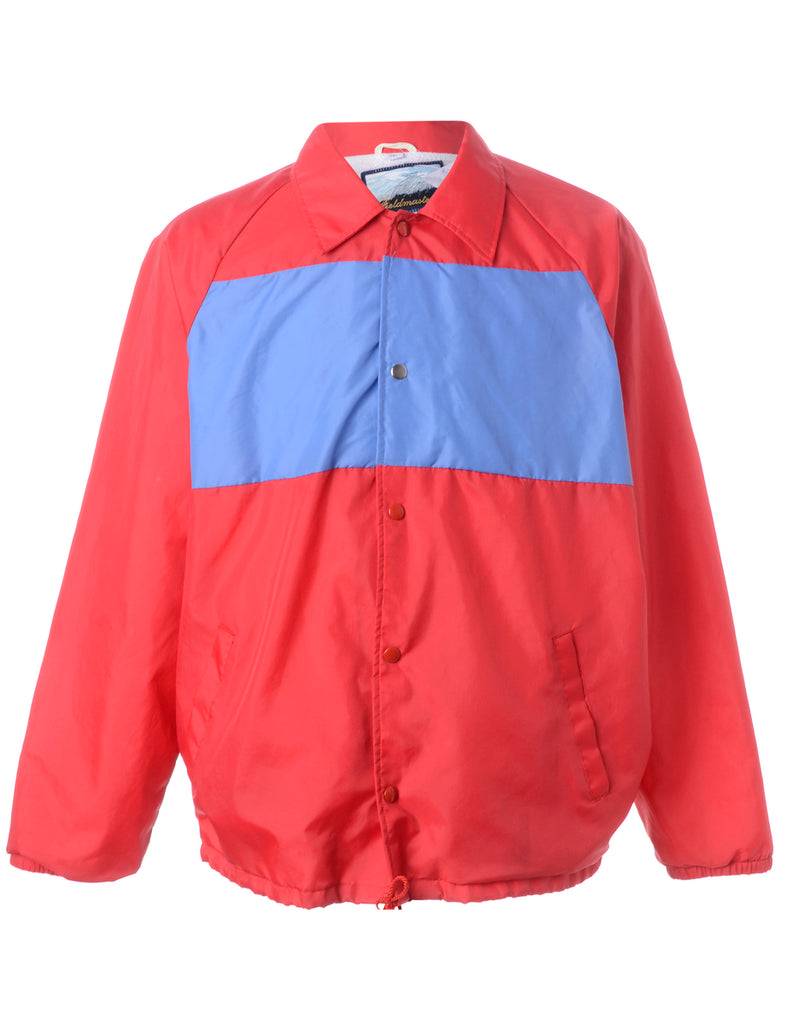 Beyond Retro Label Label Freddie Contrast Panel Coach Jacket