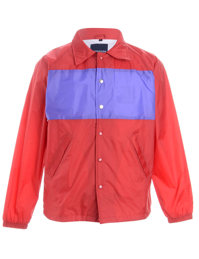Beyond Retro Label Label Freddie Contrast Panel Coach Jacket