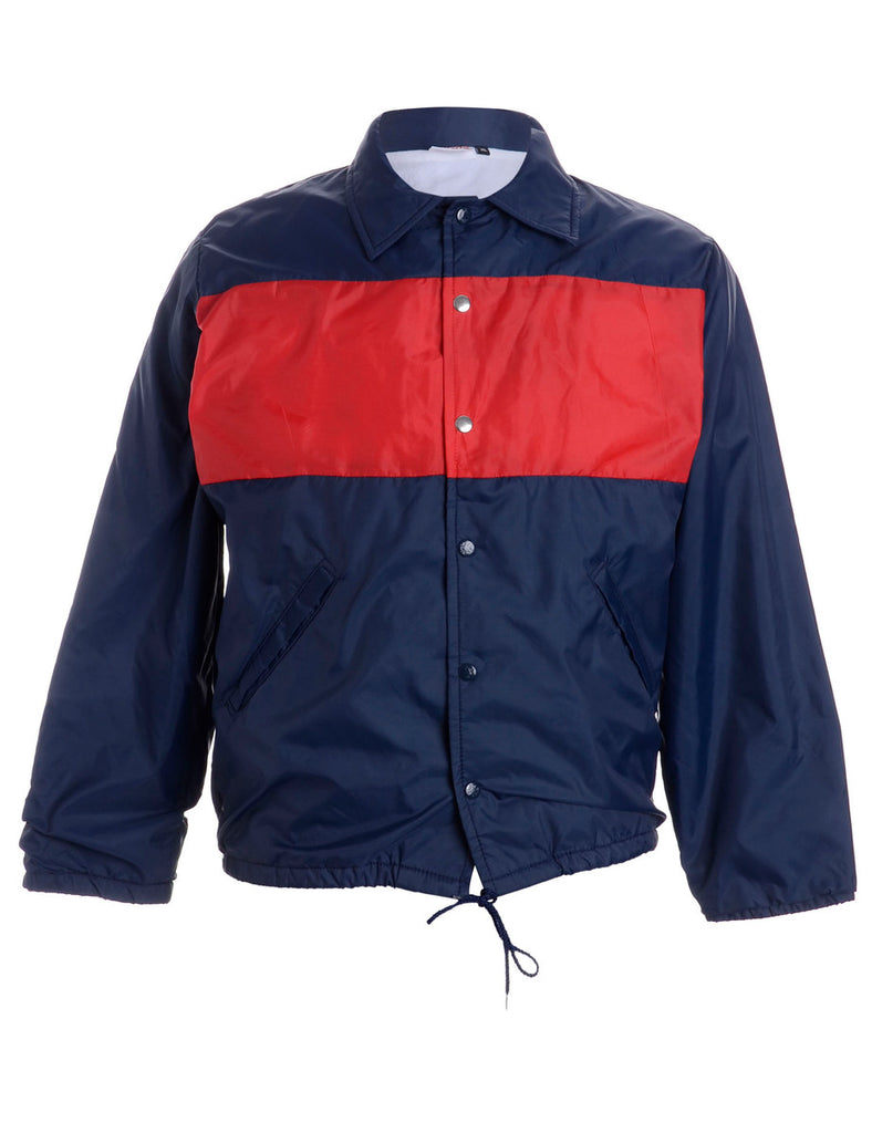 Beyond Retro Label Label Freddie Contrast Panel Coach Jacket