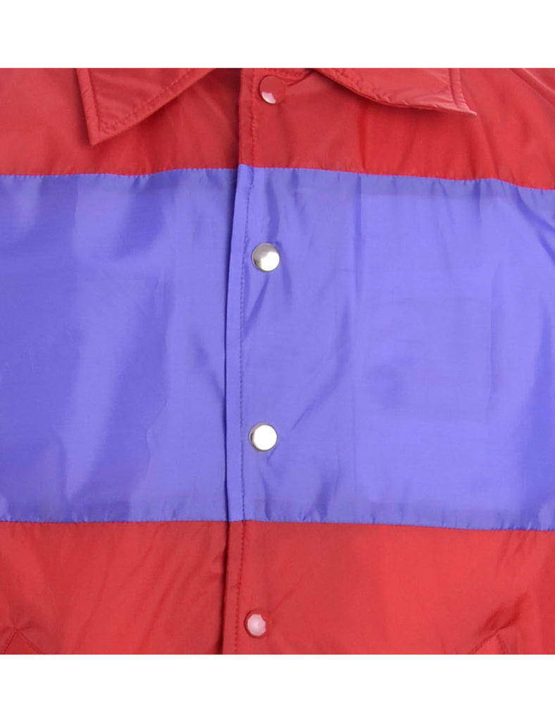 Beyond Retro Label Label Freddie Contrast Panel Coach Jacket