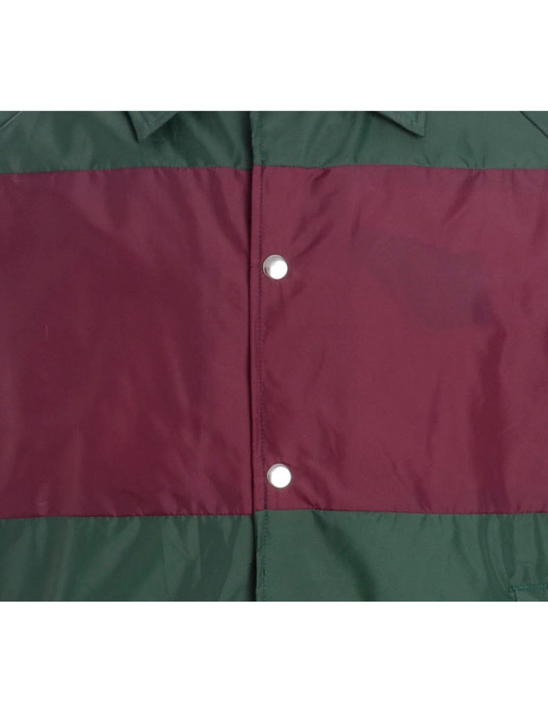 Beyond Retro Label Label Freddie Contrast Panel Coach Jacket