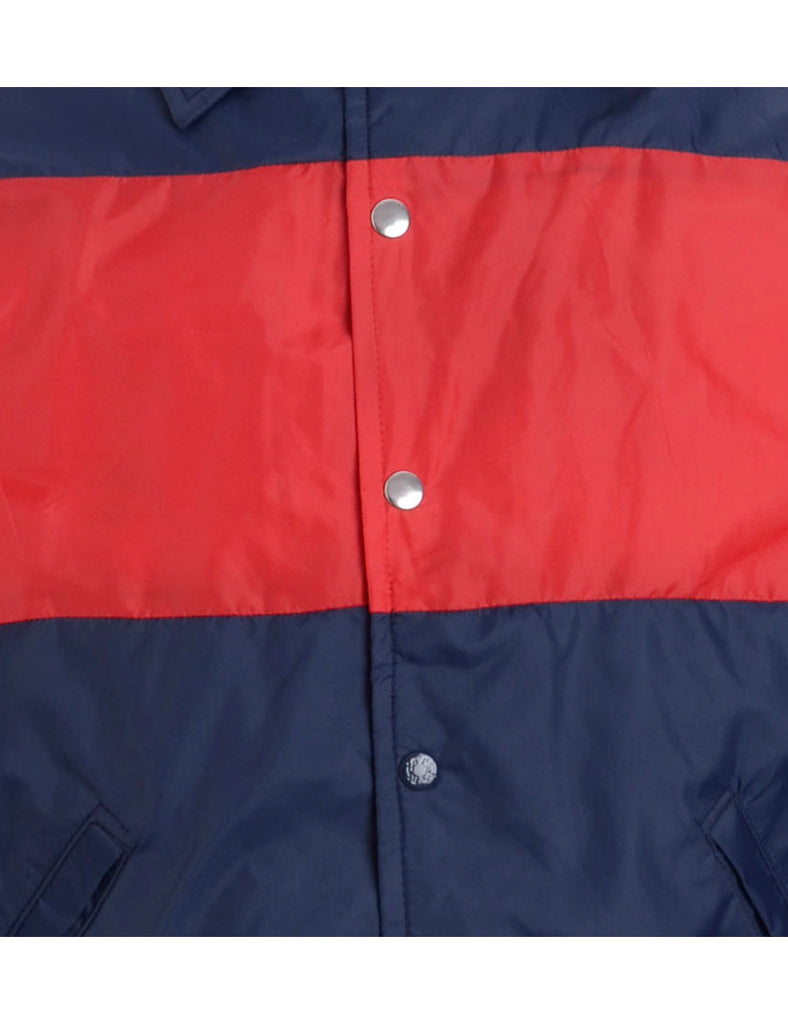 Beyond Retro Label Label Freddie Contrast Panel Coach Jacket