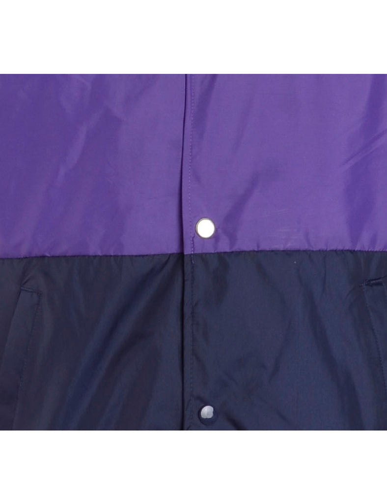 Beyond Retro Label Label Freddie Contrast Panel Coach Jacket