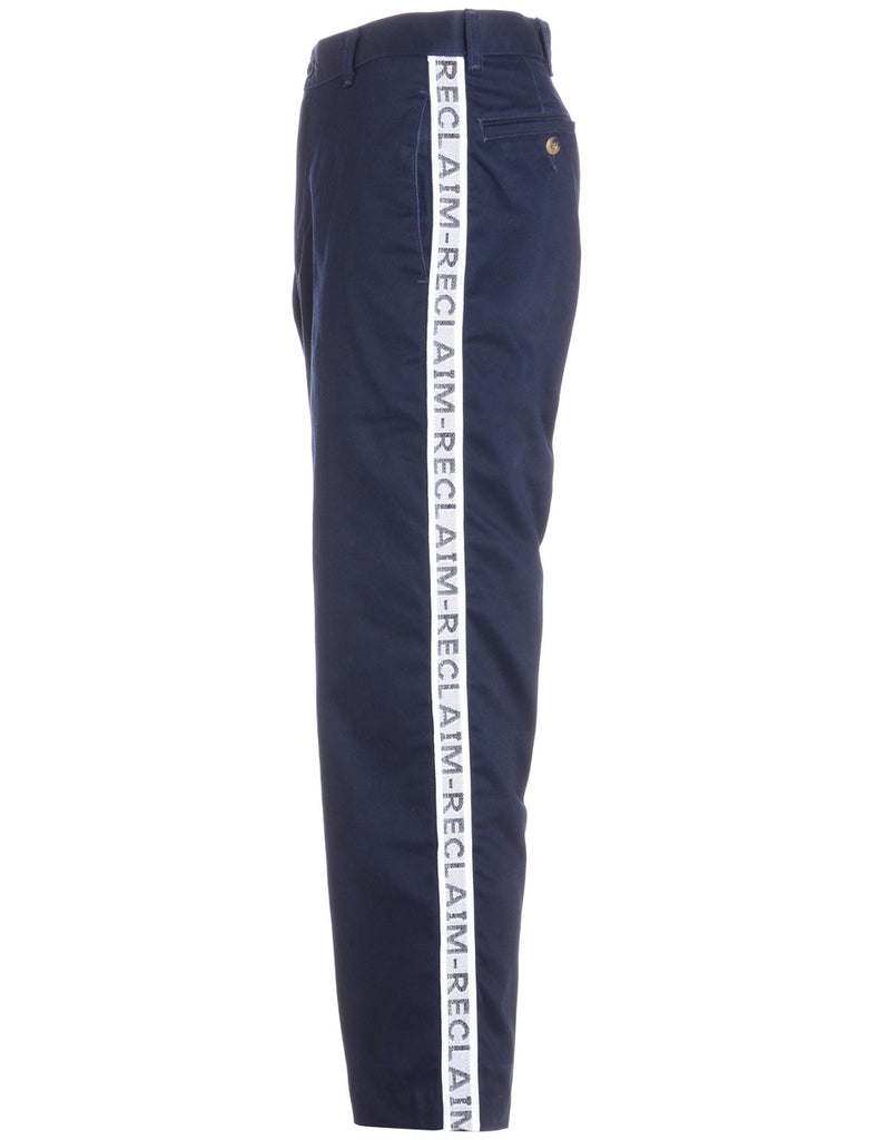 Beyond Retro Label Label George Reclaim Tape Chinos