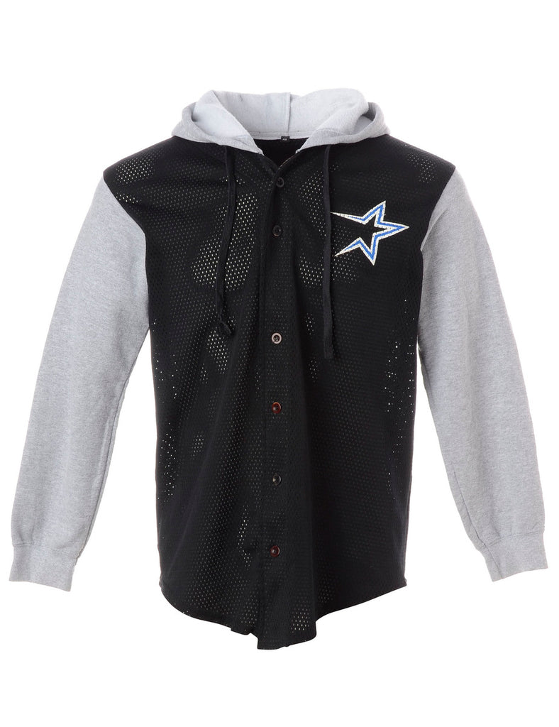Beyond Retro Label Label Hank Baseball Sweatshirt Jacket