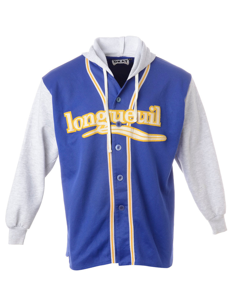 Beyond Retro Label Label Hank Baseball Sweatshirt Jacket