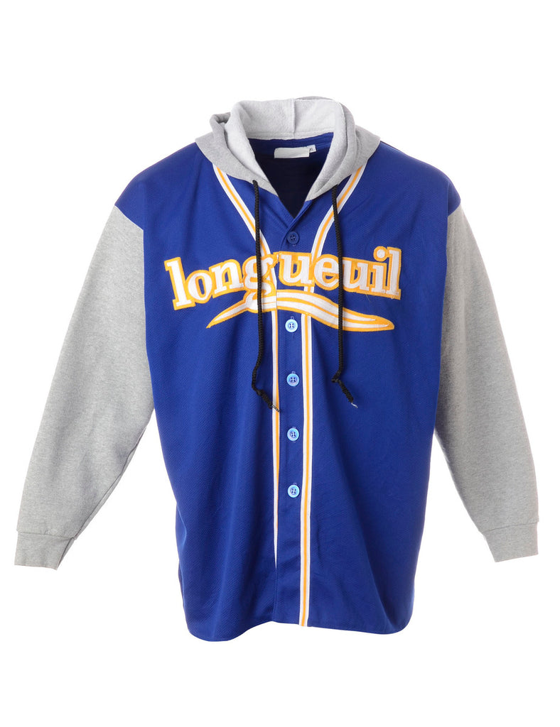 Beyond Retro Label Label Hank Baseball Sweatshirt Jacket