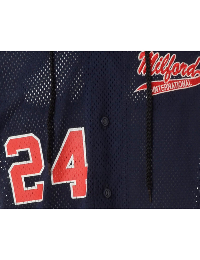 Beyond Retro Label Label Hank Baseball Sweatshirt Jacket
