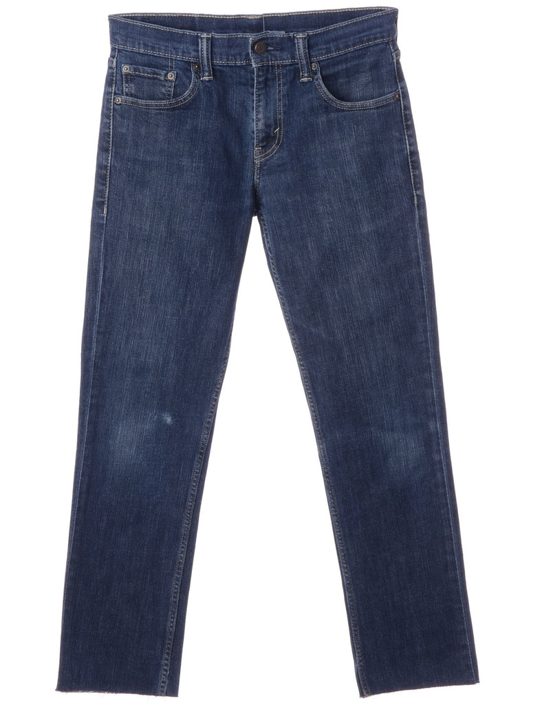 Beyond Retro Label Label Indigo Cropped Jeans