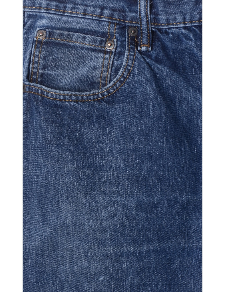 Beyond Retro Label Label Indigo Cropped Jeans