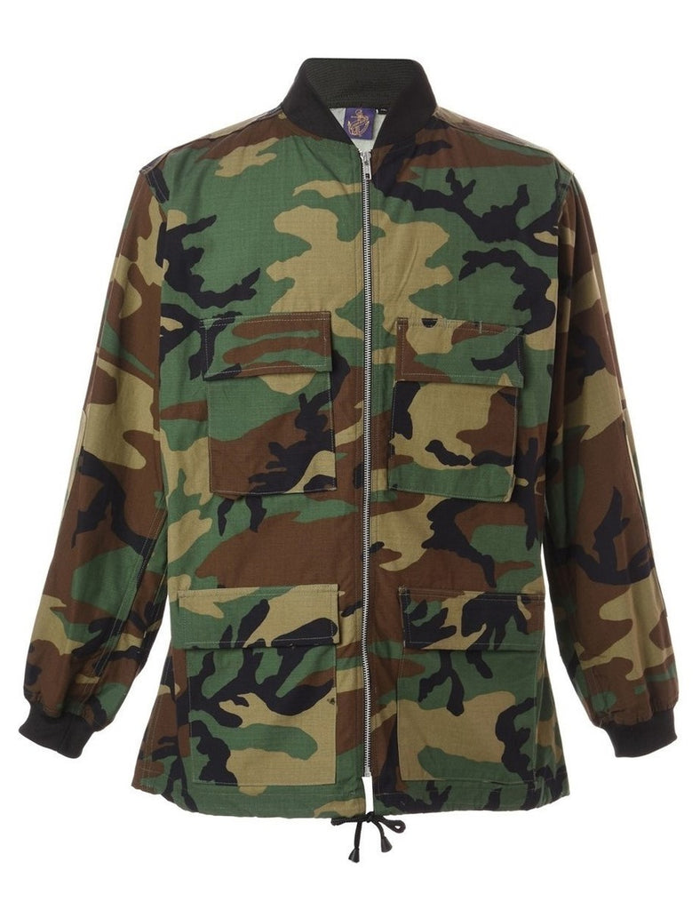 Beyond Retro Label Label Jackson Camo Bomber Jacket
