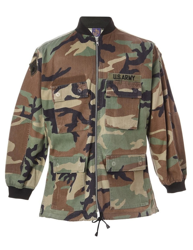 Beyond Retro Label Label Jackson Camo Bomber Jacket
