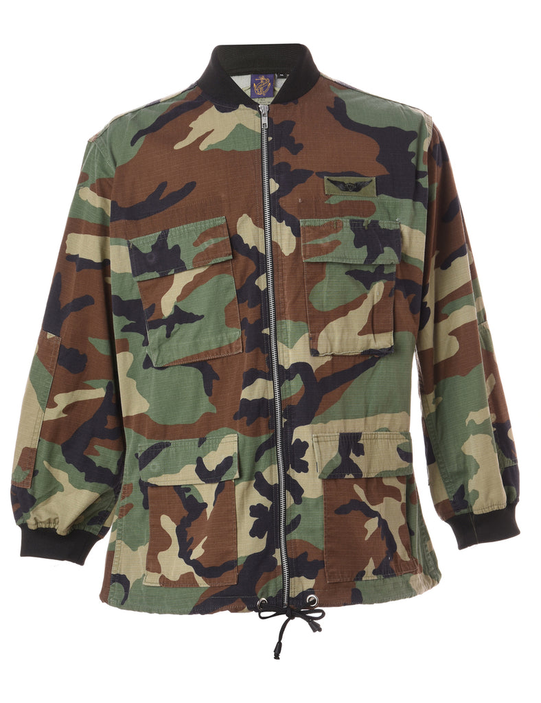 Beyond Retro Label Label Jackson Camo Bomber Jacket