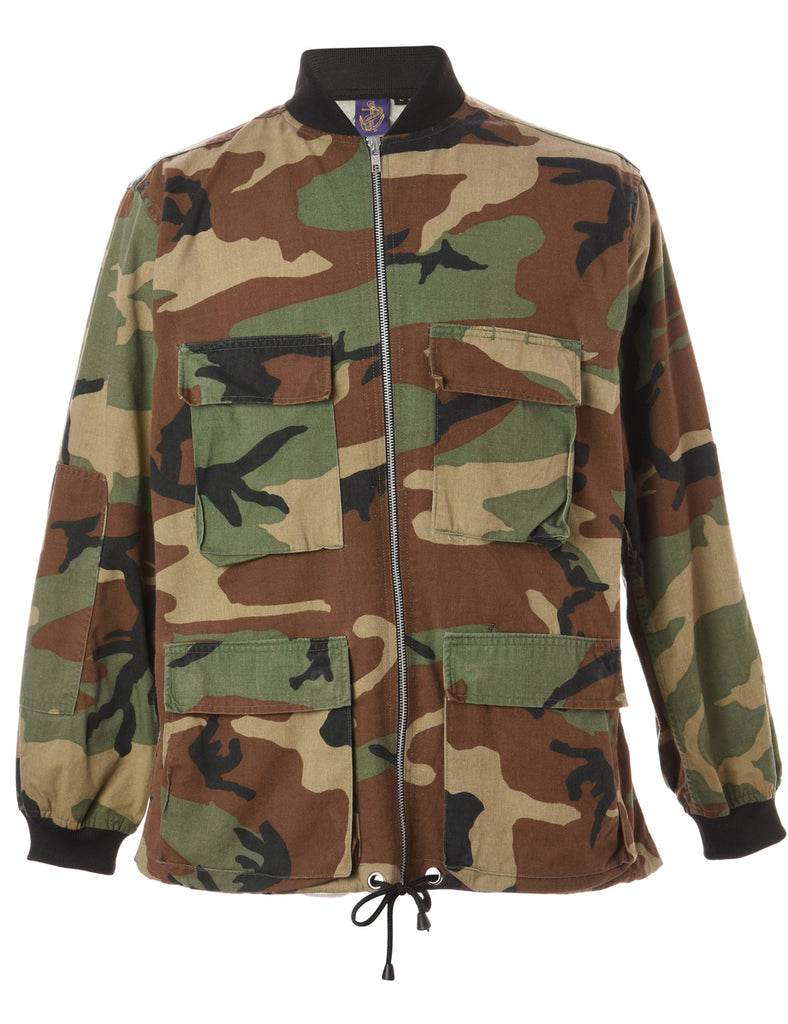 Beyond Retro Label Label Jackson Camo Bomber Jacket