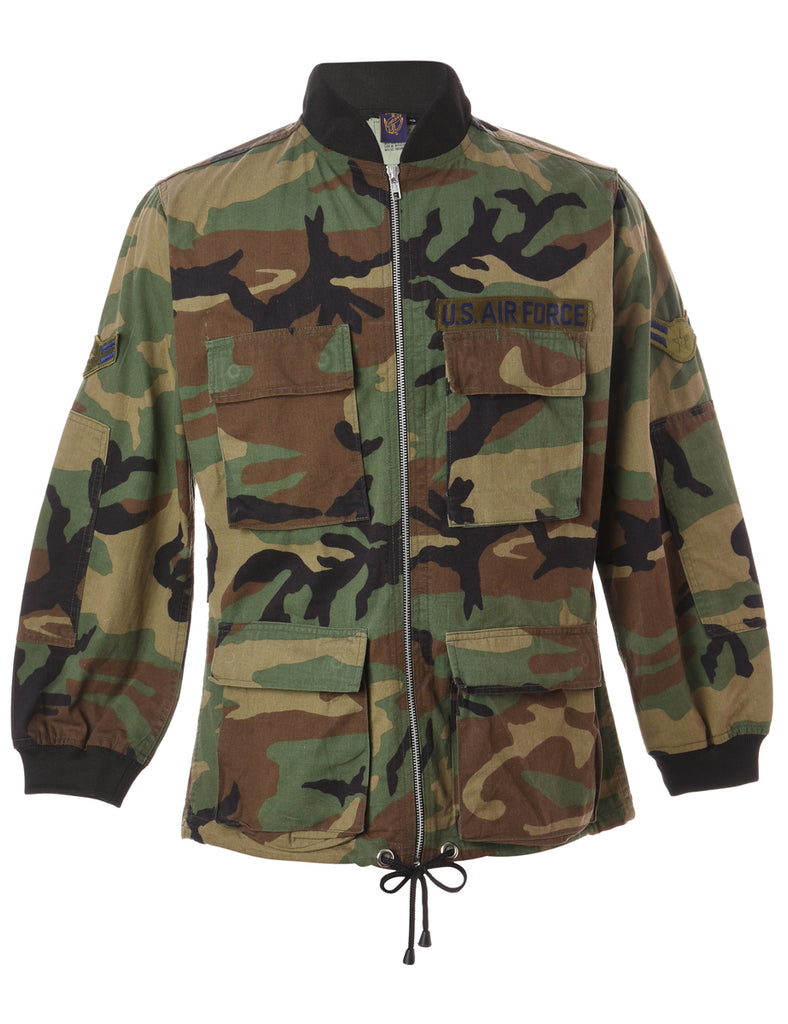 Beyond Retro Label Label Jackson Camo Bomber Jacket