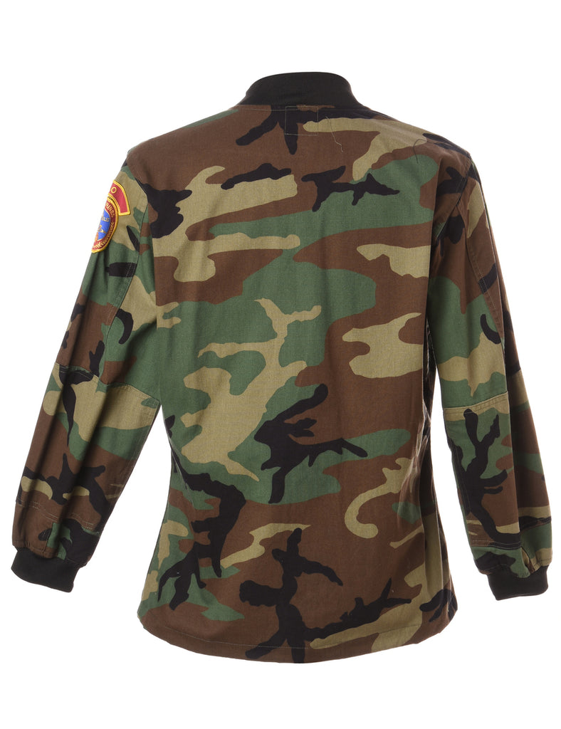 Beyond Retro Label Label Jackson Camo Bomber Jacket