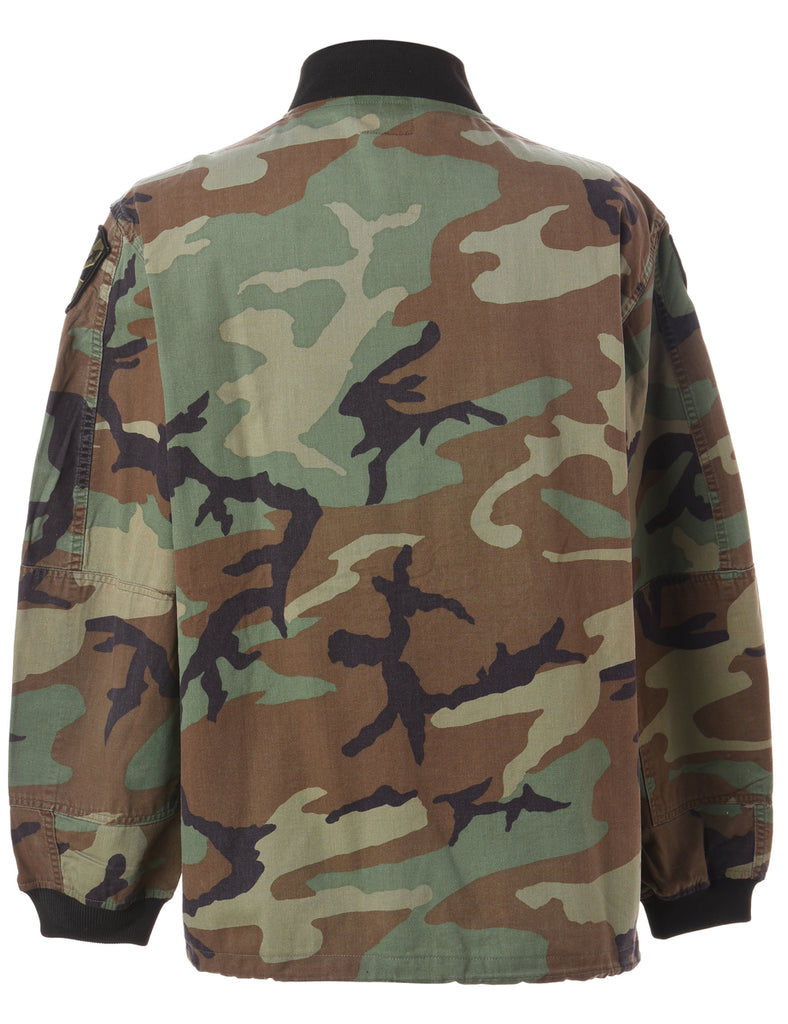 Beyond Retro Label Label Jackson Camo Bomber Jacket