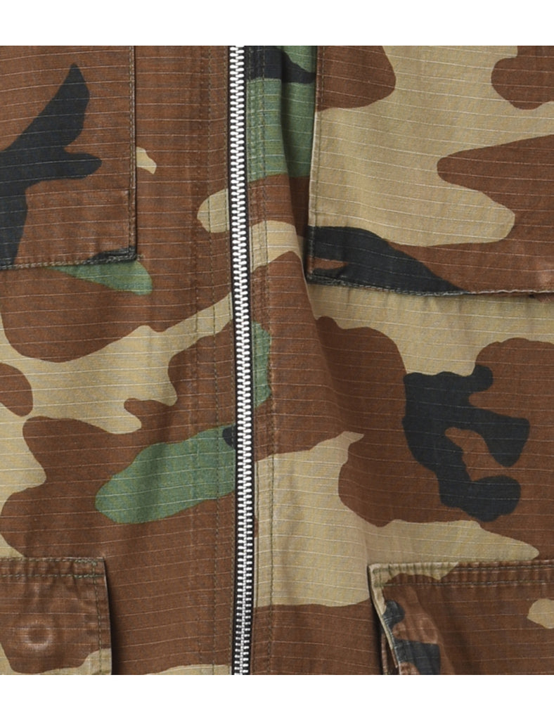 Beyond Retro Label Label Jackson Camo Bomber Jacket