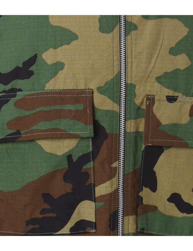 Beyond Retro Label Label Jackson Camo Bomber Jacket