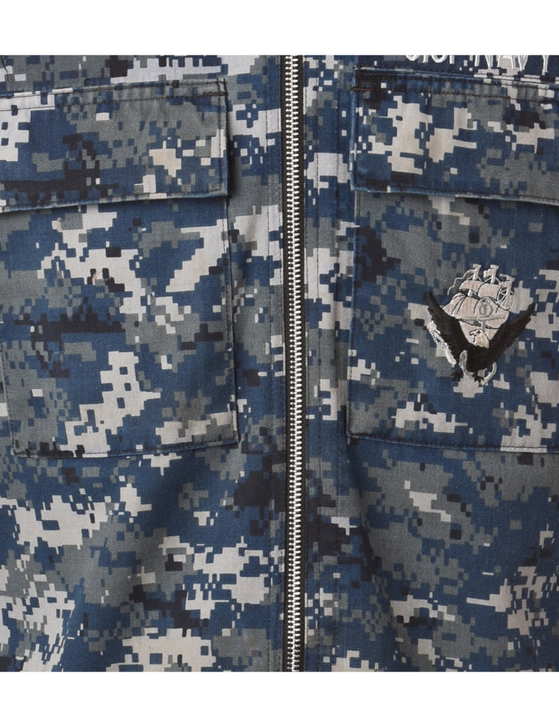 Beyond Retro Label Label Jackson Camo Bomber Jacket