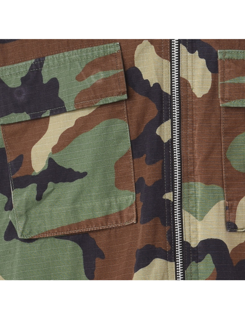 Beyond Retro Label Label Jackson Camo Bomber Jacket