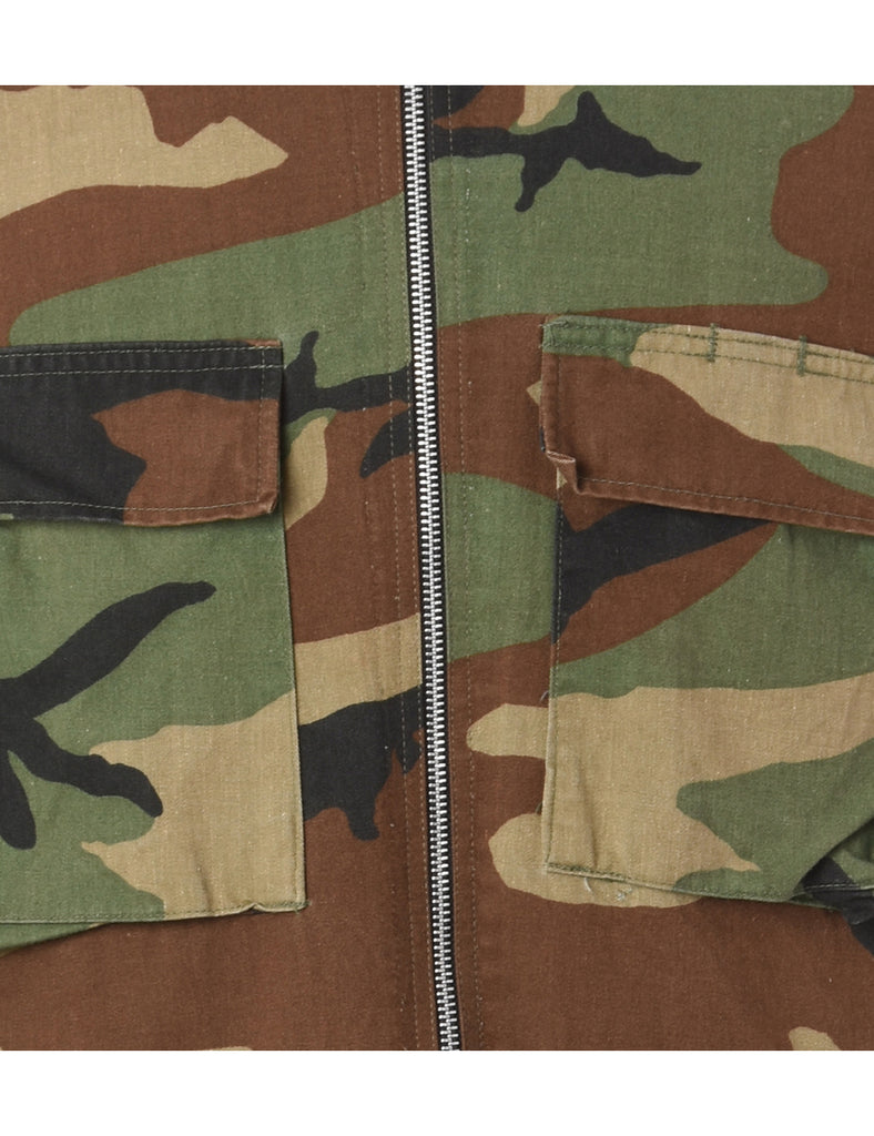 Beyond Retro Label Label Jackson Camo Bomber Jacket